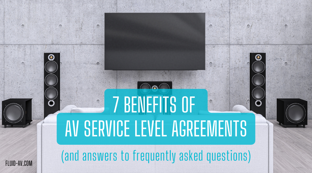 Service Level Agreements Fluid AV Audio Visual System Maintenance Northern Ireland SLA