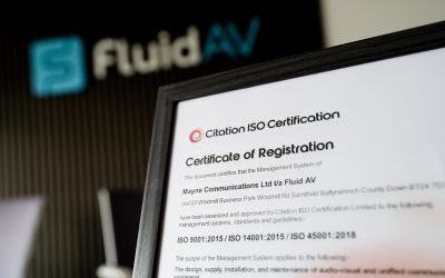 Fluid AV Successfully Renews Triple ISO Certification