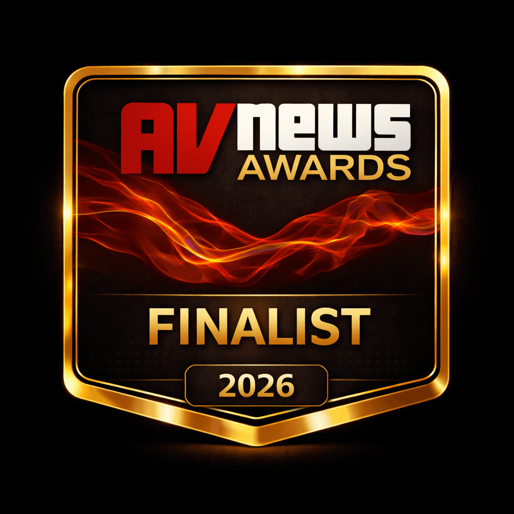 Fluid AV - AV News Awards 2026 Finalist badge